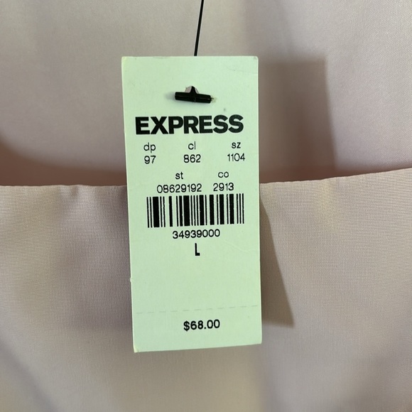 NWT Express Peplum Flutter sleeve top - Picture 2 of 3